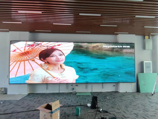 晋源P1.53led小间距屏安装案例